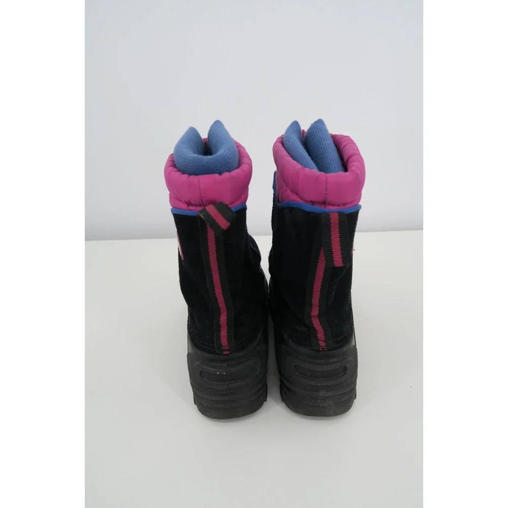 Sporto Girls Snowplay G Winter Boots Size 4 Pink Black Waterproof Warm‎